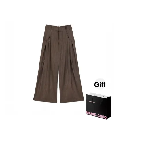 MARIE·COCO Полосатые Повседневные Брюки Женские Повседневные Брюки