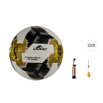Ledo Size 5 Soccer PU Machine Stitched Soccer Ball Unisex