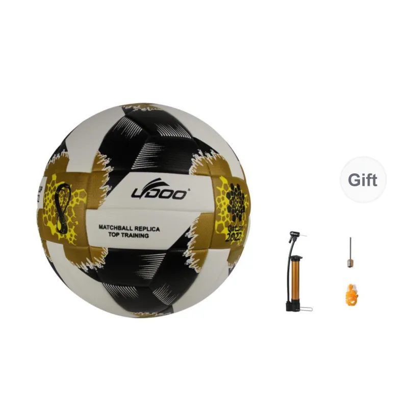 Ledo Size 5 Soccer PU Machine Stitched Soccer Ball Unisex-0