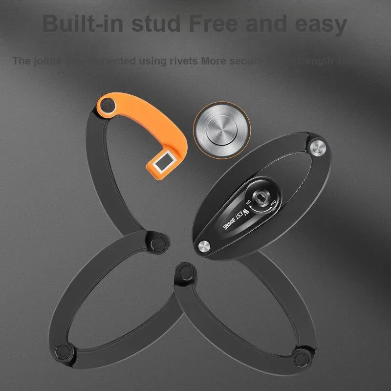 WEST BIKING Bicycle Locks Folding Lock-9
