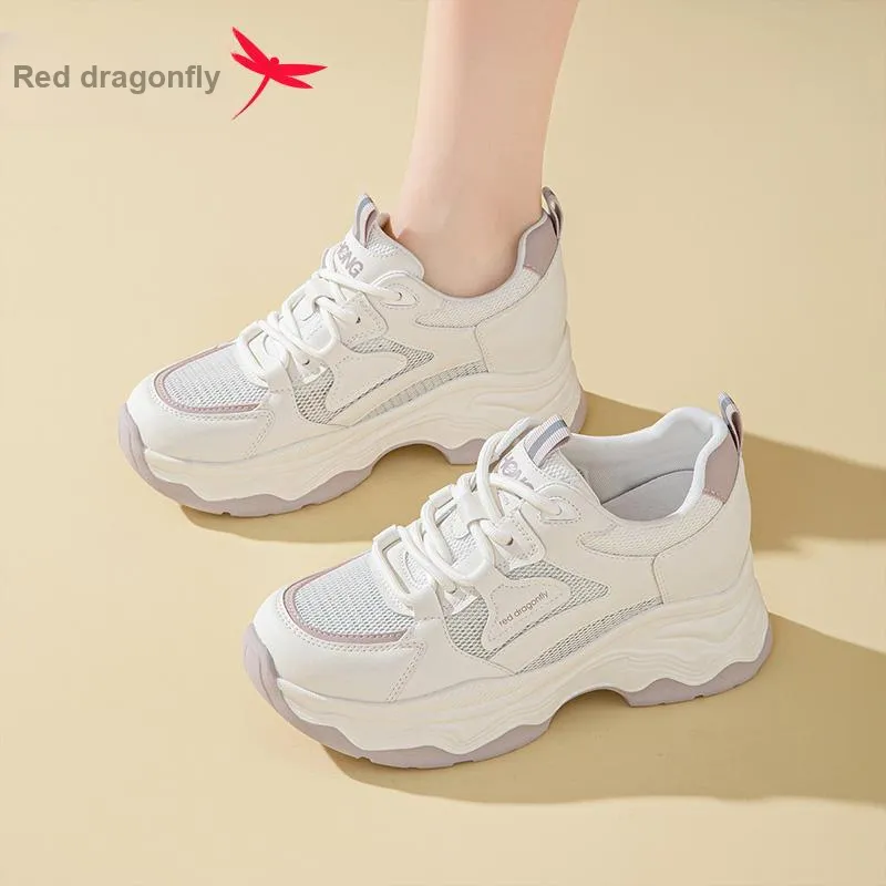 RED DRAGONFLY Low Top Chunky Sneakers Women's-7