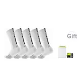 Black[Athlete Exclusive Box 5 Pack, High-Top](Includes Free Laundry Bag)
