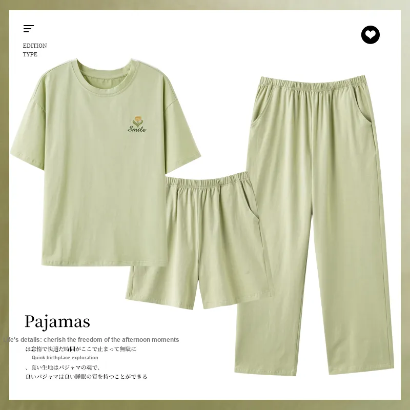 GOSO Pajama Set Women's Grass Green-1