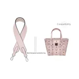 MCM Basket Bag Pink 3.8 Width 65cm with 2 Metal Protective Rings*