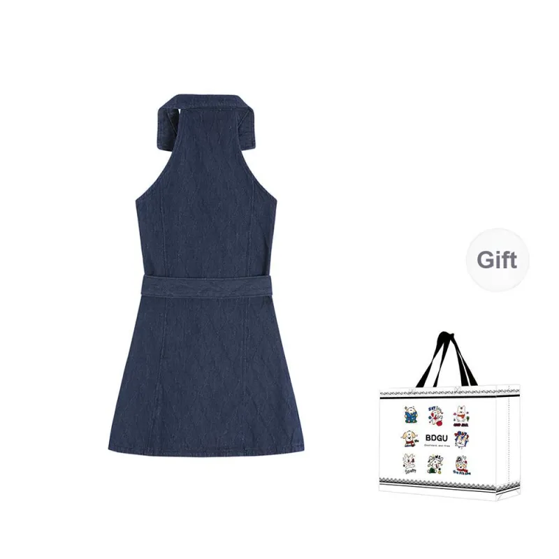 BDGU Sleeveless Dress Women's Blue-1