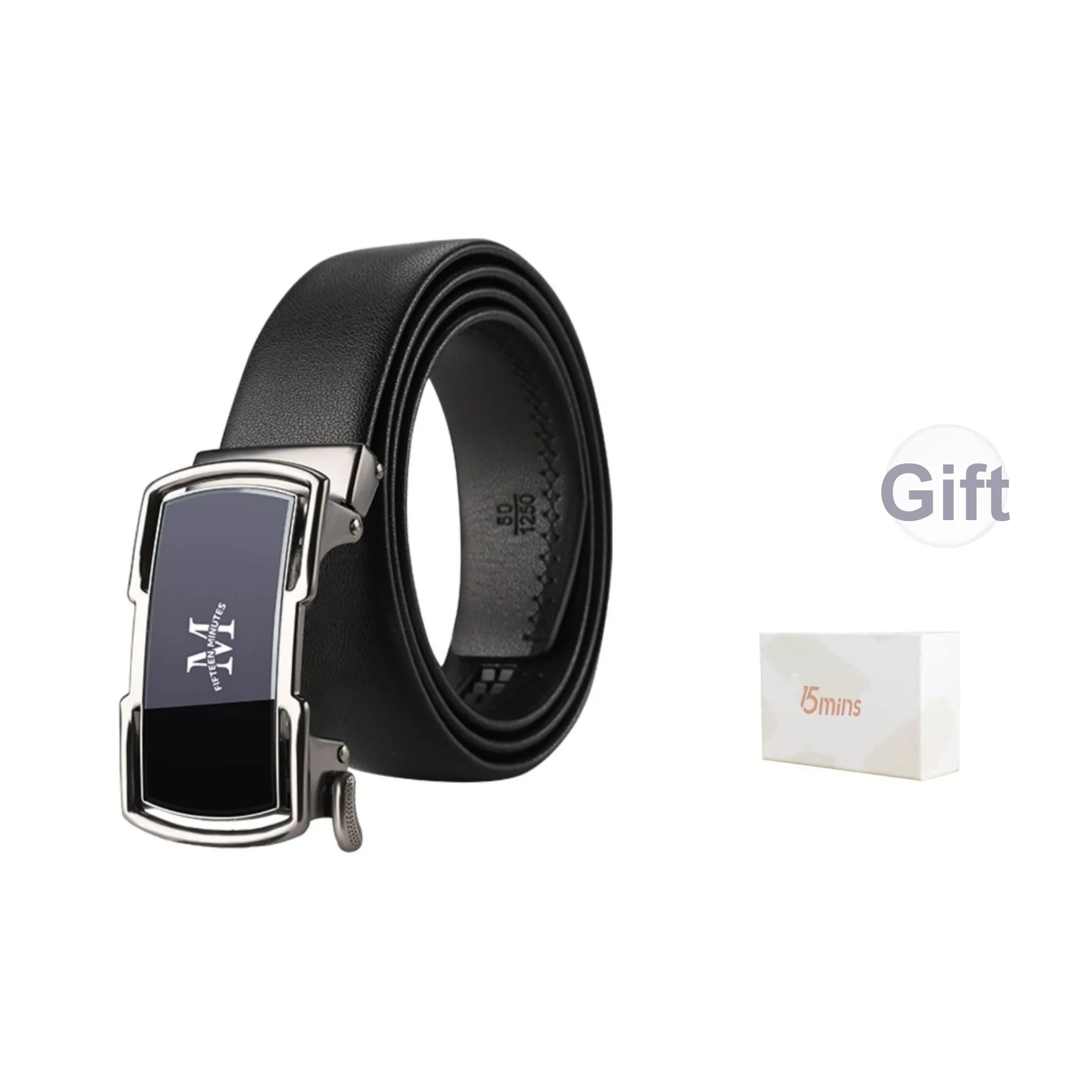 15 MINS Натуральная кожа Автоматическая застежка Платье Брюки Бизнес High END 2024 Новинка Ремень Спилок коровья кожа