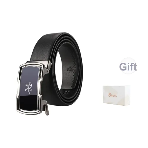 15 MINS Натуральная кожа Автоматическая застежка Платье Брюки Бизнес High END 2024 Новинка Ремень Спилок коровья кожа