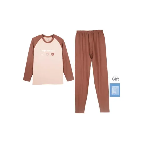 Cotton Gene Термический Комплект Мужской Кофейный