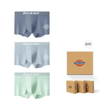 Dickies Underpants Men's Mulberry Silk Skin Nourishing Breathable Boxer 3 Pack