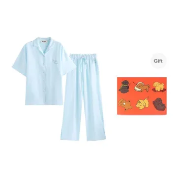 Wabi Town Pajama Gift Box Women's Blue