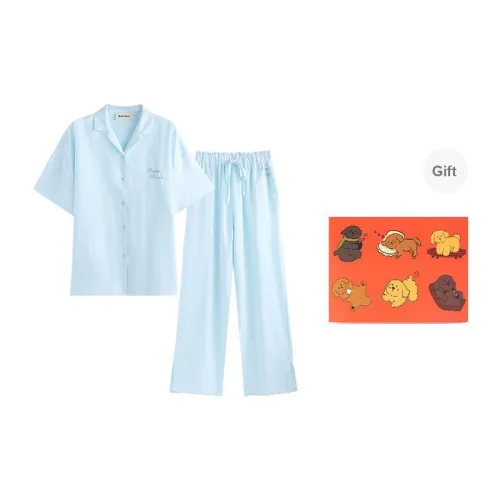 Wabi Town Pajama Gift Box Women's Blue