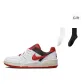 White Red (Includes 2 Pairs of Socks)