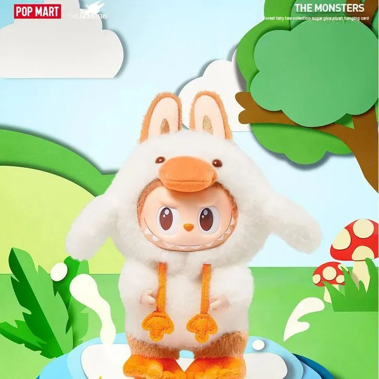 POP MART THE MONSTERS Forest Fairy Tale Collection, Rubber Plush Toys Hang Tag Box-1