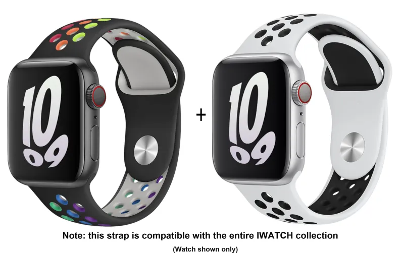 ZHISHENG Apple Compatibility Watch Band 38~45mm Silicone Material-1