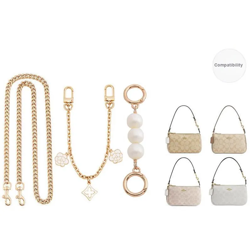 Jingxi Metal Bag Strap Women's Gold Tone-0