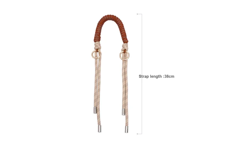 GUYI Mixed Bag Strap Women's Brown-1