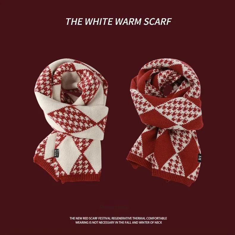 KOMY Knit Scarves Unisex-3
