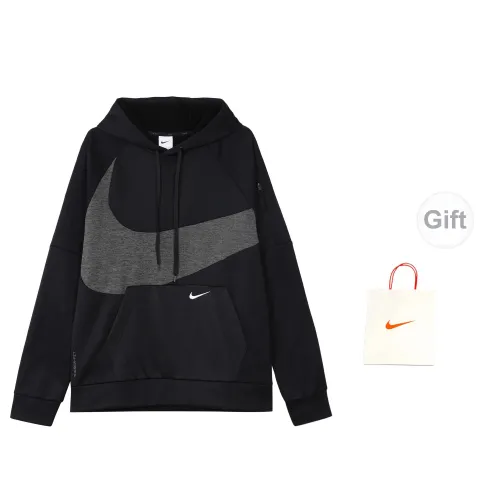 Nike Sweatshirts Men Black Sweatshirts+Gift Bag