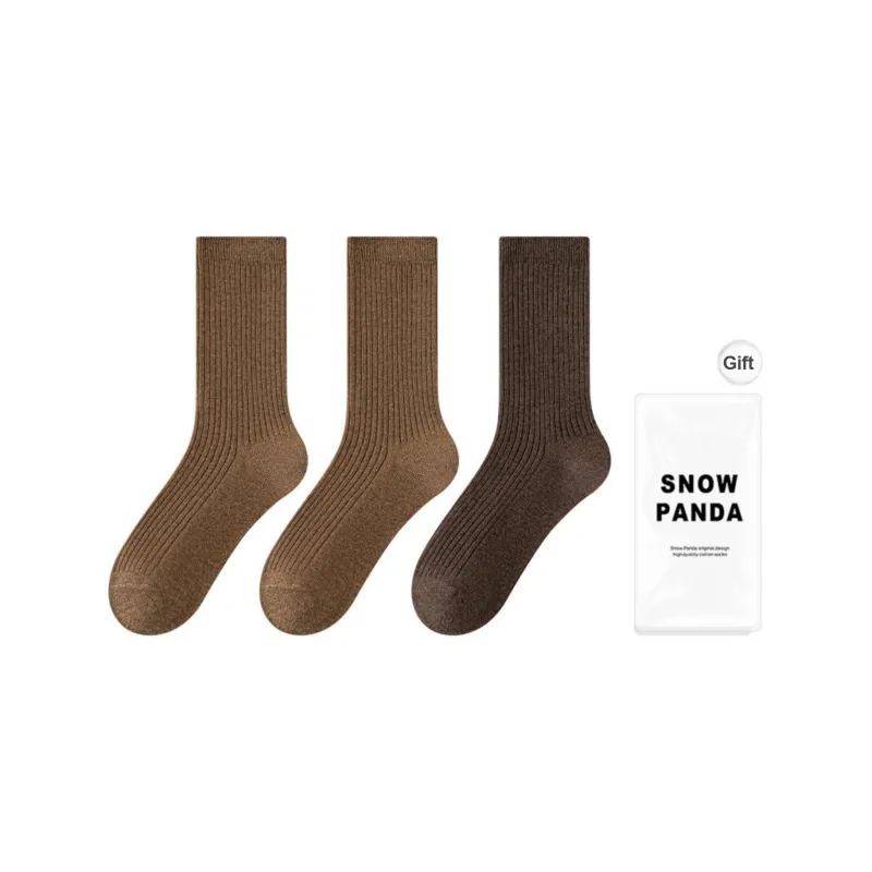 XXLLG Mid Calf Socks Women's 3 Pack-11