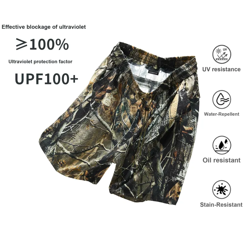 GNOMESHGH Casual Shorts Unisex Jungle Adventure Gray-5