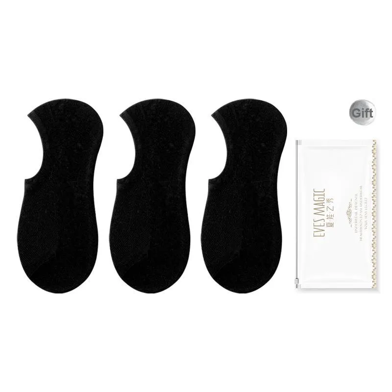 XIA.WA.ZHI.XIU No Show Socks Men's Shopping Bag 3 Pack-3