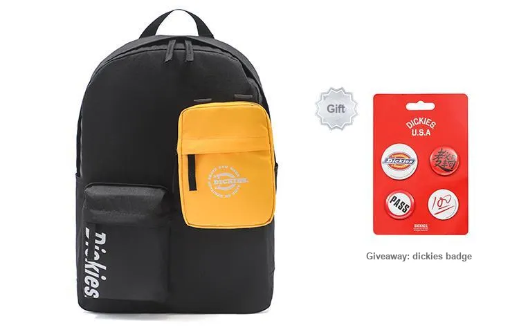 Dickies Polyester Combo Bag Backpack Regular Unisex Black-5