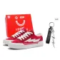 White Red (Includes Keychain)
