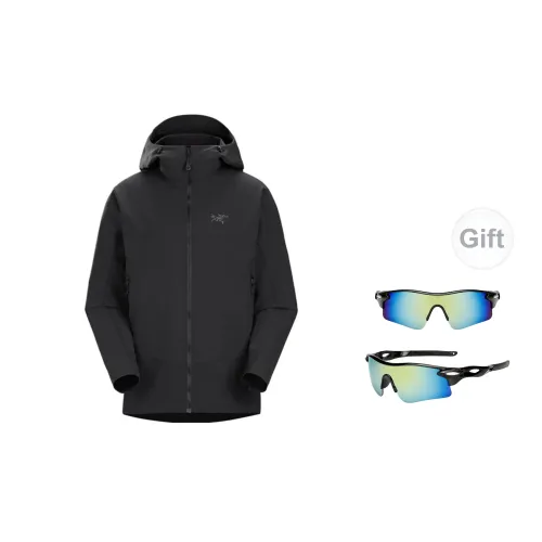 Arcteryx Gamma Series Windbreaker Jackets Men Black Includes Glasses