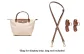 (Brown Fine Cow Leather) Adjustable Strap 95-124 Perforated Set