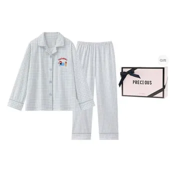 OEING Pajama Set Women's Light Blue
