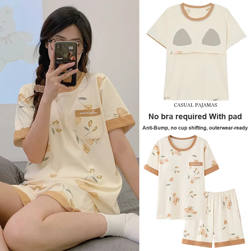 MADALLO Pajama Set Women's Apricot-1