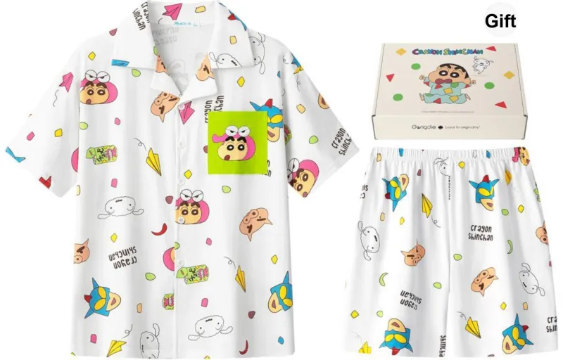 Gongdie x LABIXIAOXIN,LIANMINGKUAN Pajama Set Unisex White, Gift Box Set-7