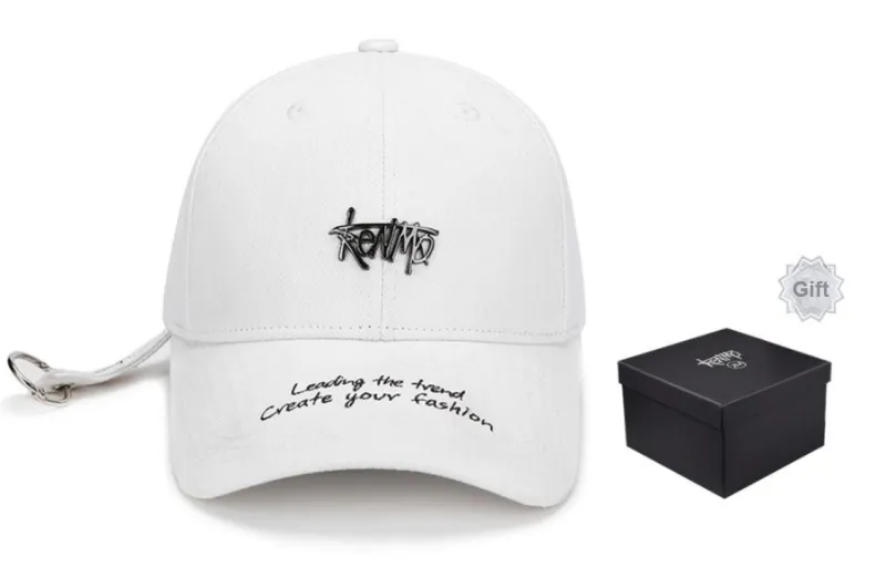 KENMO Ribbon Baseball Cap Unisex Multiple Colors-7