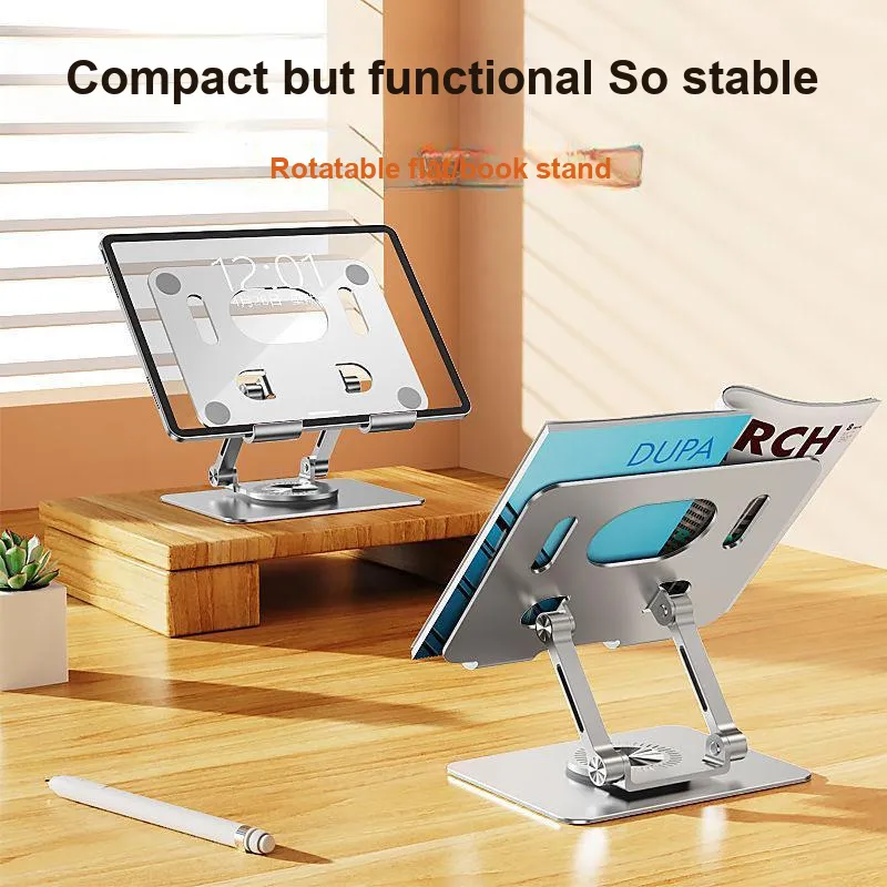 LZL Tablet Stands Aluminum Alloy Desktop Elevating Foldable Live Streaming And Binge Watching IPad-3