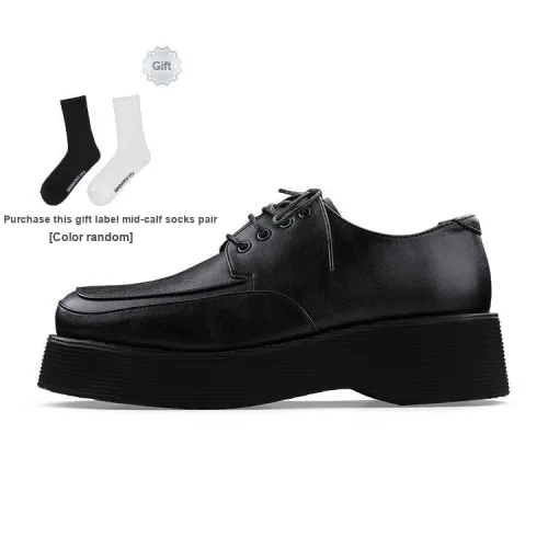 HANQIAORIJI Black Blood Series Men's Casual Shoes Men Low-Top Black