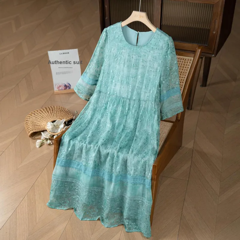 To The West Short Sleeved Dress Women's-2