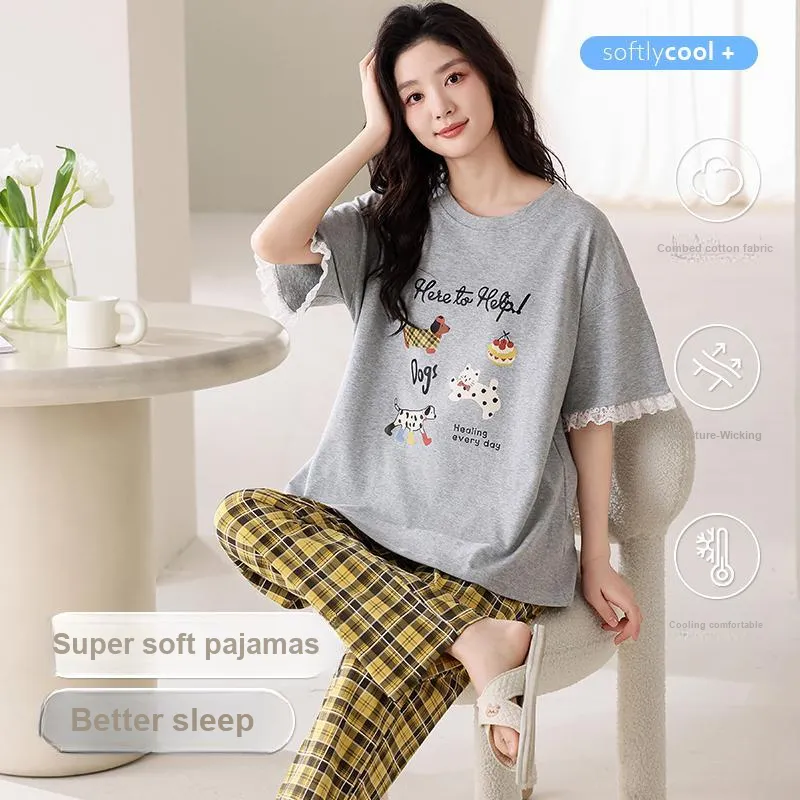 ROMANTIC·SPRING Pajama Set Women's Image Color-1