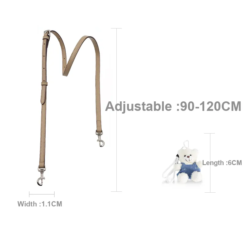 Cow Leather Bag Accessory Women's Sand-1