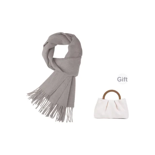 SHASHA 100% кашемир Вязаные шарфы Унисекс Хаки