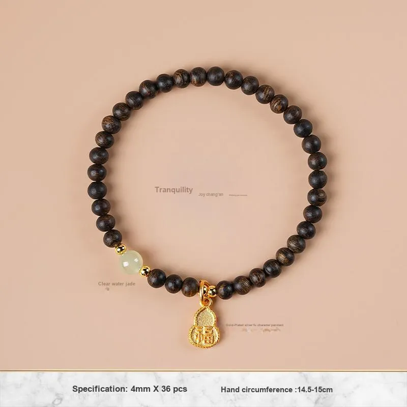 FANGYUANXIAOFU Fragrance Enhancer, Agarwood Bracelets Women's-1