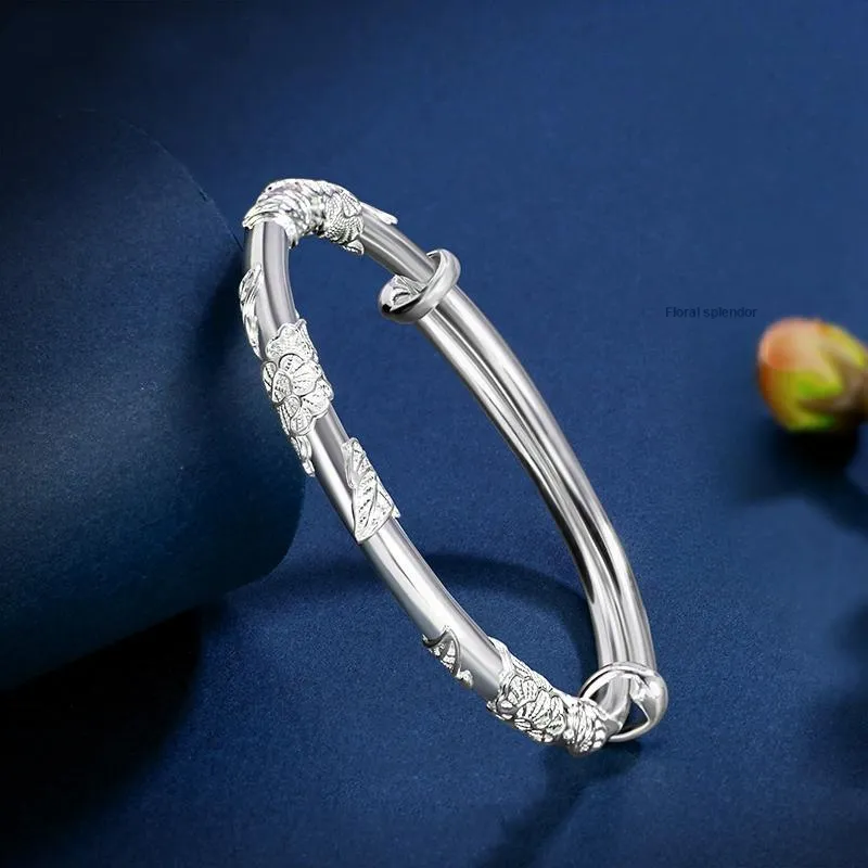 BMK 999 Fine Silver Sterling Silver Bracelets Women's-1