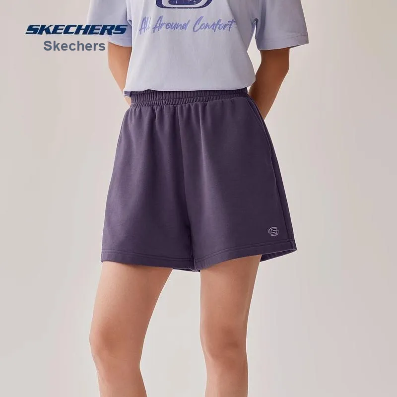 Skechers Casual Shorts Women's Gothic Purple-2