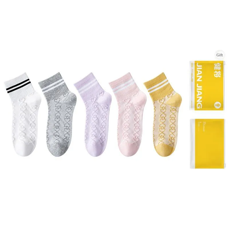 Master Mid Calf Socks Women's Shopping Bag Combo Set-20