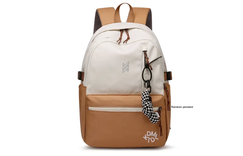 NOMK Nylon With Canvas Backpack Regular Unisex Multicolor-0