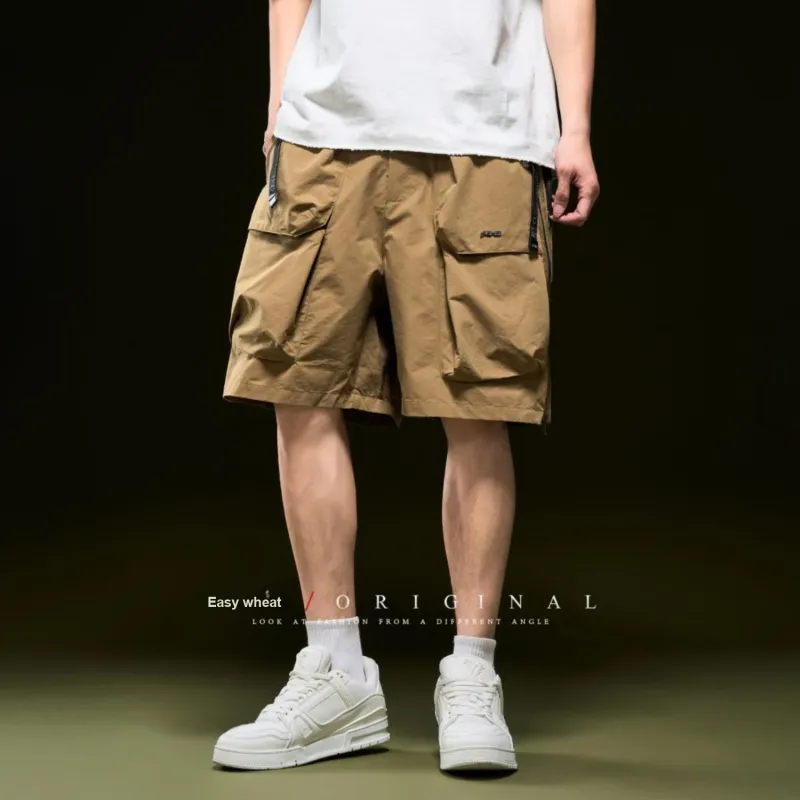 YIMAI Summer Cargo Shorts Men's-2