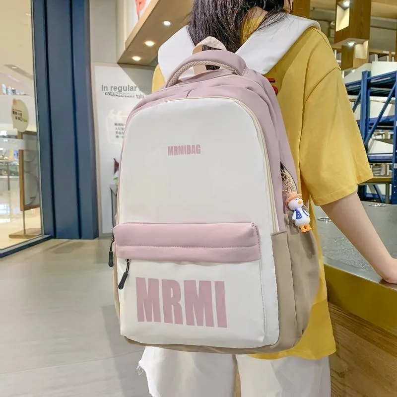 LEXI Nylon Backpack Unisex Multicolor-11