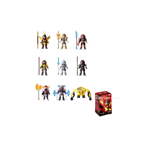 Bloks Hero Infinite Конструкторы Слепые коробки Один Blind Коробка Целая коробка 9 шт