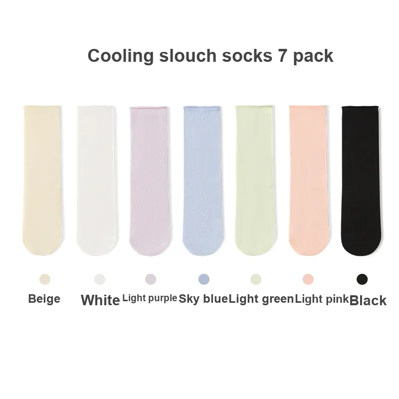 7 SEVFUN Mid Calf Socks Women's Combo Set-35