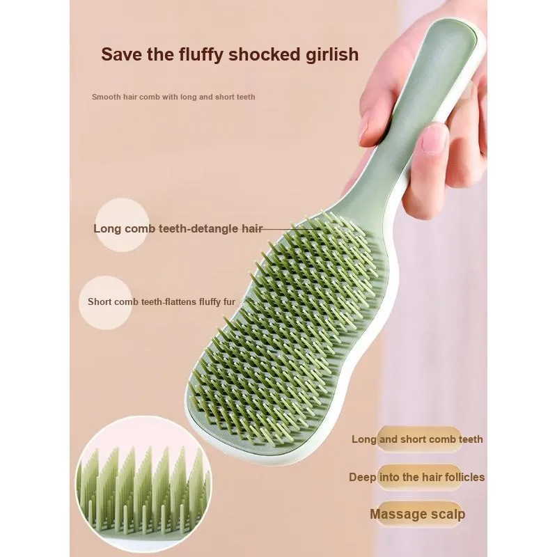 Gentle Welcome Banana Leaf Long Hair Fluffy Styling Smooth Hair Comb Hair Combing-1