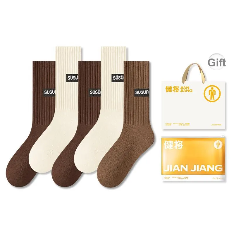 Master Mid Calf Socks Women's Shopping Bag 5 Pack-25